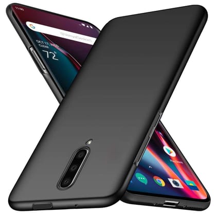 Faircost Back Cover for Oneplus 7 Pro (Silicone | Black)