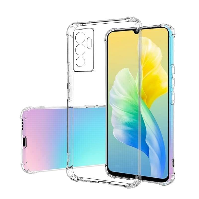 Faircost for Vivo V23e 5G Back Cover Shockproof (Silicon| Transparent)