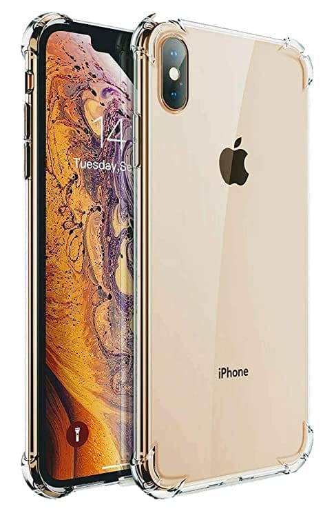 Faircost for iPhone Xs Max Back Cover Shockproof (Silicon| Transparent)