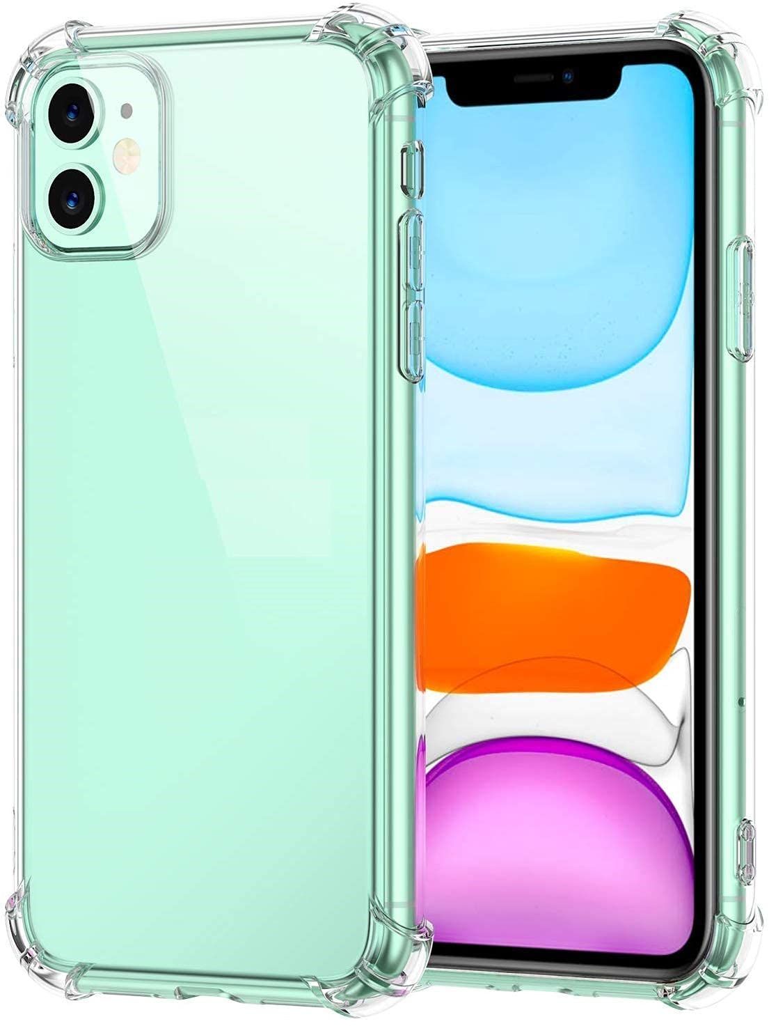 Faircost for iPhone 11 Back Cover Shockproof (Silicon| Transparent)