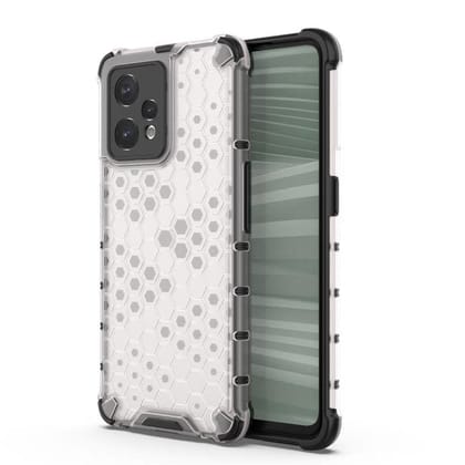 Faircost Hybrid Shockproof Back Cover for Vivo T1 5G/Y75 Hard Outside Soft Inside- (Polycabonate::Transparent)