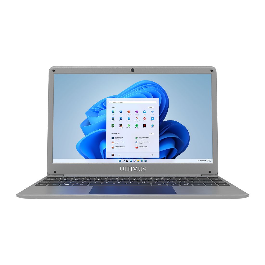 FUTOPIA ULTIMUS Pro, Celeron N4020c Thin & Light 4GB RAM/128GB eMMC, 14.1-inch (35.8 cm) HD Display Win 11 Home Cloud Silver 1.20 Kg NU14U5INC43BN-SG