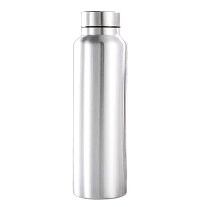 STOREPEDIA Stainless Steel Leak Proof Water Bottle, 1000 ml for Men/Women, Water Bottle for Hot Cold Beverage Best Usage for Office School Hiking Gym Picnic Home Travel Fridge Bottle (Silver Color)