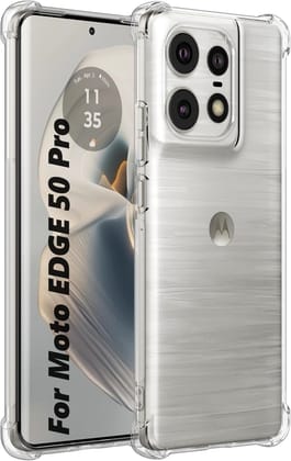 Starz for Moto Edge 50 Pro back Cover case transparent Shockproof