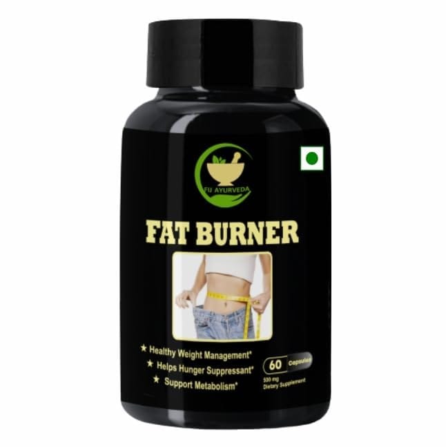 FIJ AYURVEDA Fat Burner Capsule Helps in Hunger Suppressant & Weight Management Supplement for Men & Women � 500mg 60 Capsules