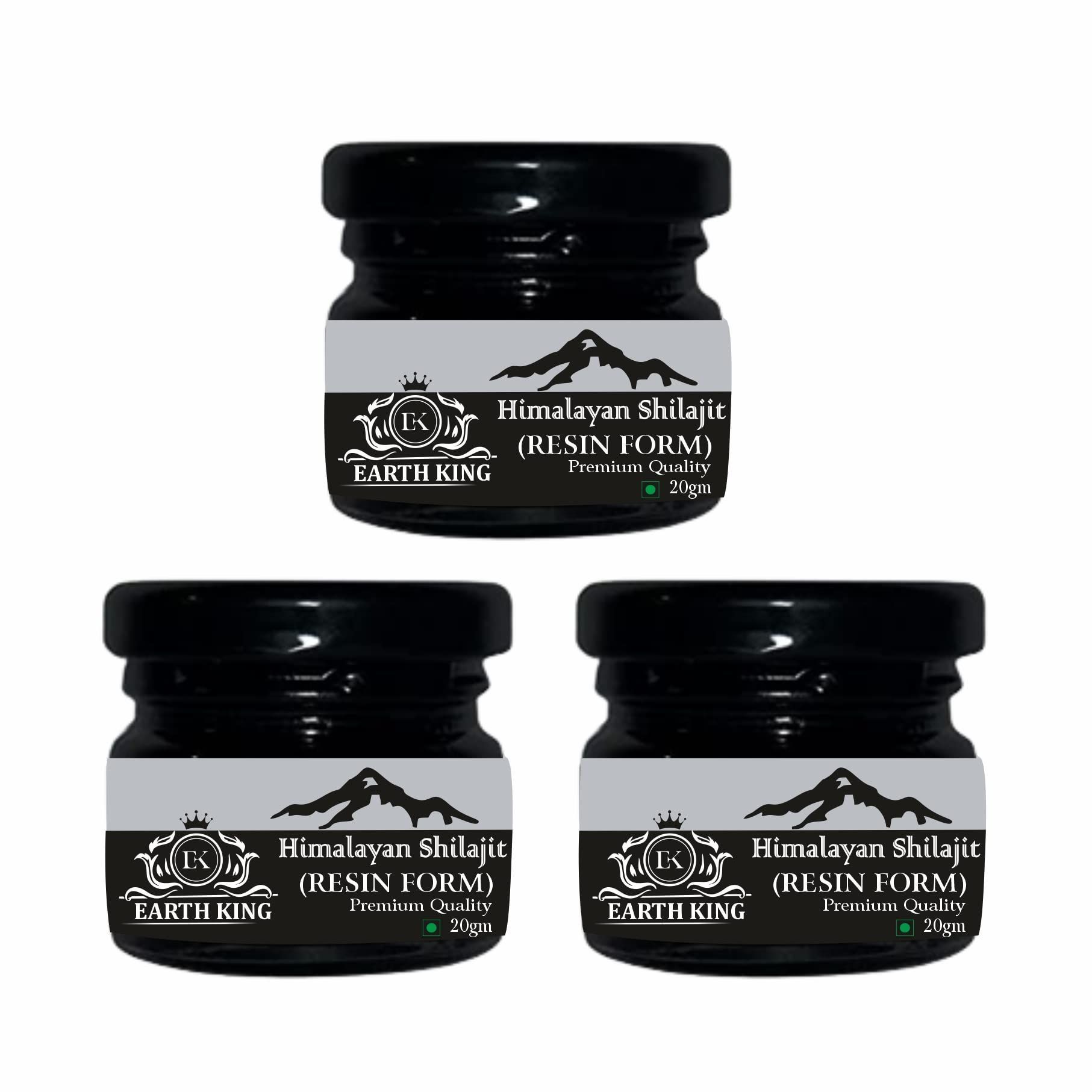 EARTH KING Himalayan Shilajit/Shilajit Resin (Semi Liquid) - 60Gm (Pack of 1)