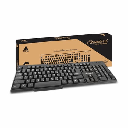 ProDot ProSeries KB-297rs USB (Remington) Regional Standard Keyboard (Color: Solid Black)