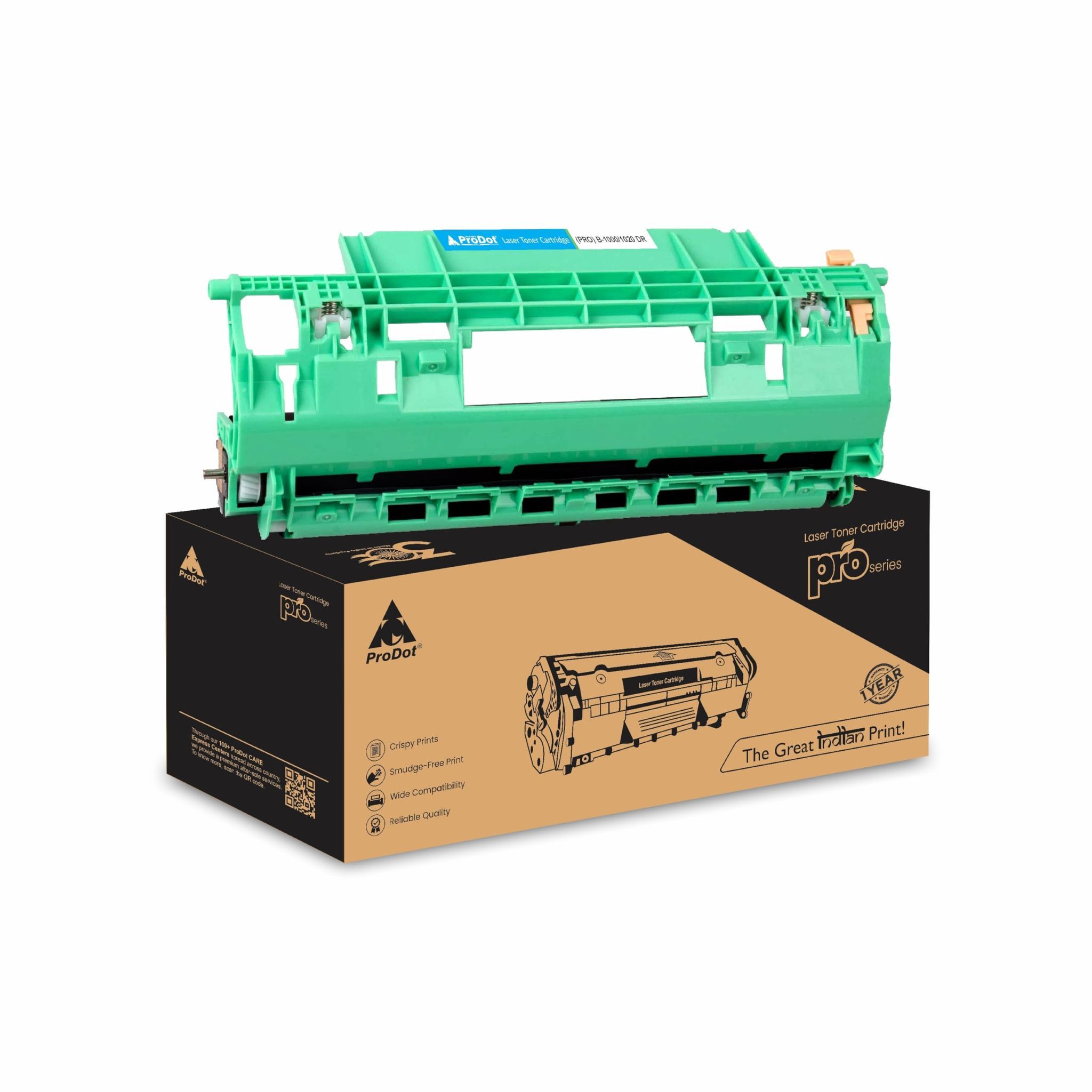 ProDot PLB-1000/1020 DR Laser Toner Cartridge for Brother DR-1000/1020 (Drum Unit) Compatible with Brother HL-1111, 1201, 1211w, DCP-1511, 1514, 1601, 1616nw, MFC-1811, 1814, 1911nw