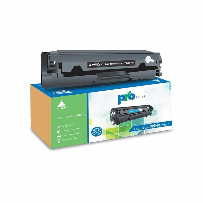 ProDot (PRO H-410-413 Laser Toner Cartridge for HP CF410A-413A (410A) Compatible with HP Color Laserjet Pro M452, MFP M377, MFP M477fdw, MFP M477fnw, M452dw, M452nw, MFP M477fdn