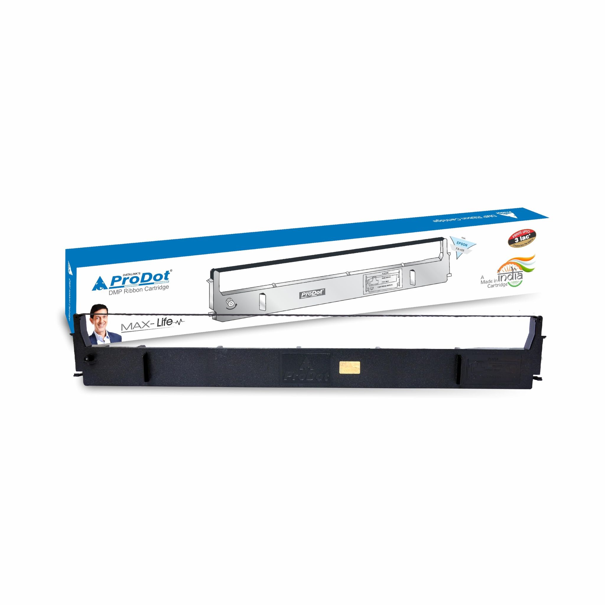 Prodot EPSON-FX 105 Compatible DMP Ribbon Cartridge for EPSON Dotmatrix Printers