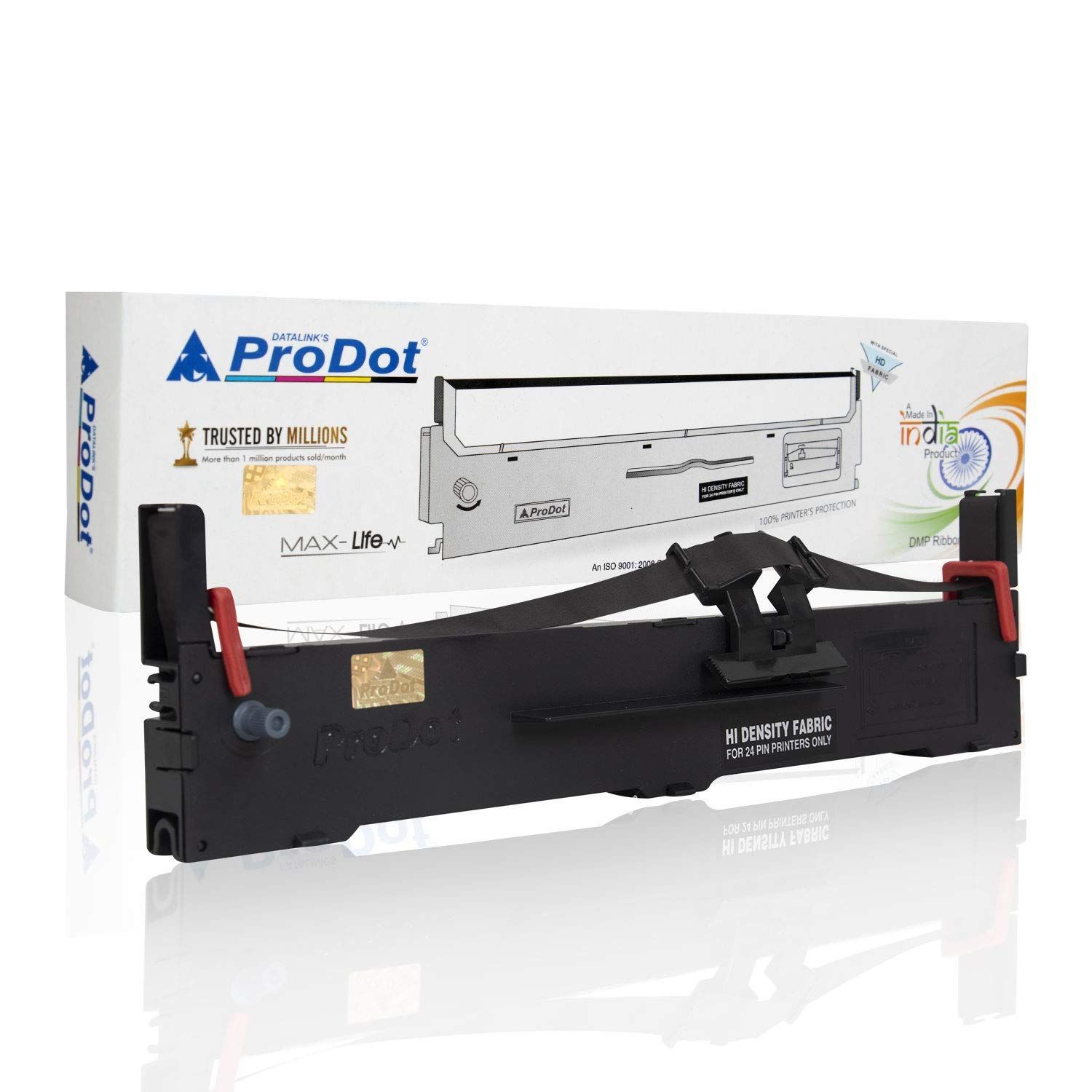 ProDot Ribbon Cartridge for Epson-LX/LQ-310 Dot Matrix Printer (Black, Pack of 2)