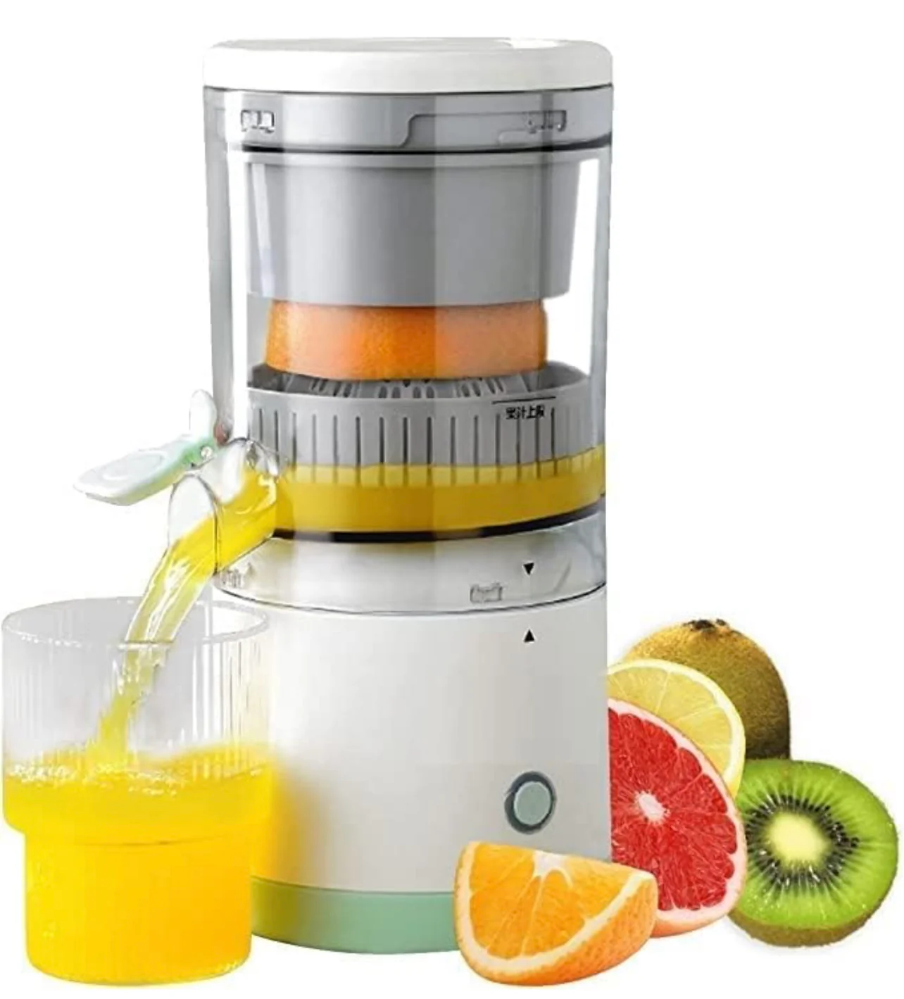 Electric Juicer Orange Squeezer Citrus Press Lemons, Portable USB Charging Electric Juicer Wireles