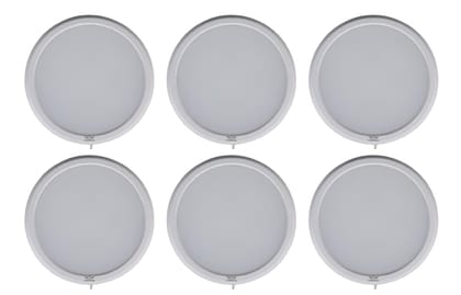 GR Lighting 8 Watt Panel Light Round Shape 3 IN 1 Colour Warm/Natural/Cool White