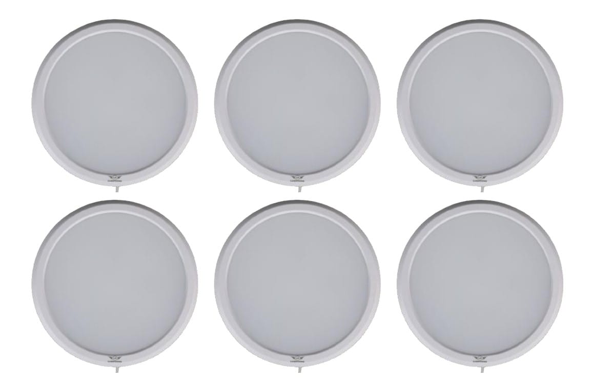 GR Lighting 8 Watt Panel Light Round Shape 3 IN 1 Colour Warm/Natural/Cool White