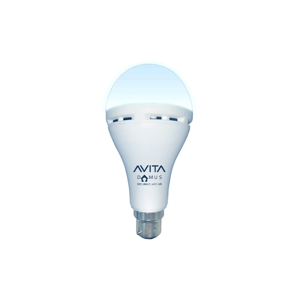 AVITA Domus 9W Emergency Led Bulb, Up To 4 Hrs Power Back Up, Over Charging Protection, Best For Power Cuts, B22