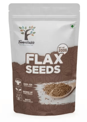 Famreliable Fuel Your Health with 200g of Premium Flax Seeds - Nature's Superfood  (200 g)