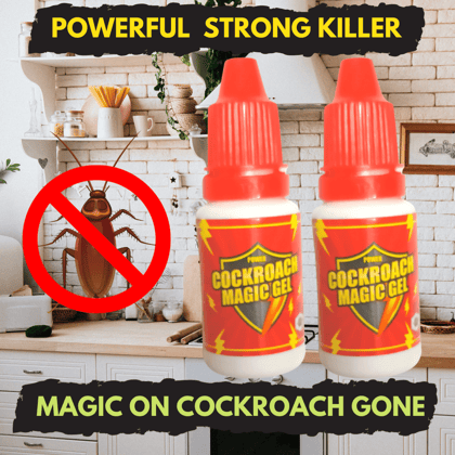 Powerfull Anti Roach Magic Gel | Remove Cockroaches From Your Home | 15MLx2