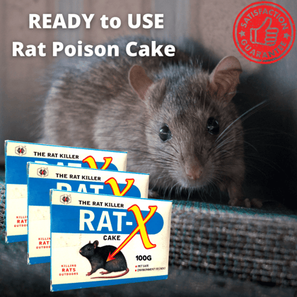 Most Powerfull Rat Killer Cake | Keep Away All Rats & Rodents From Your Home & Godown | 100GMx3