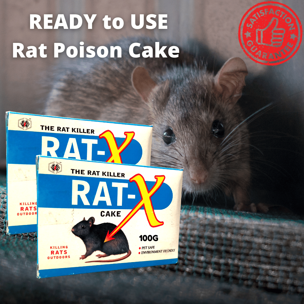 Most Powerfull Rat Killer Cake | Keep Away All Rats & Rodents From Your Home & Godown | 100GMx2