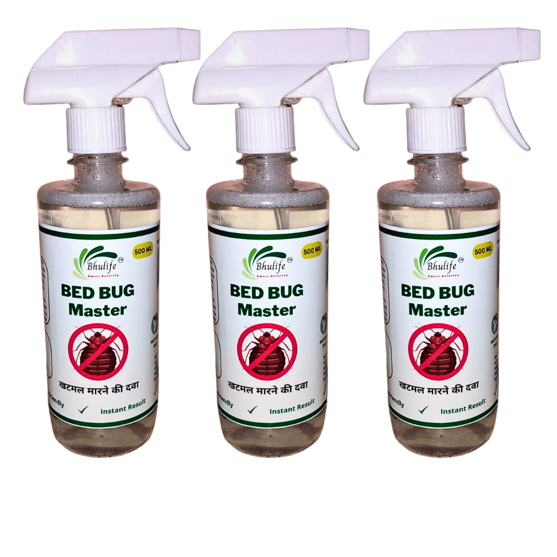 Powerfull Natural Organic Bedbug Killer Spray|Khatmal Marne Ki Dawai|Khatmal Maar 500MLx3