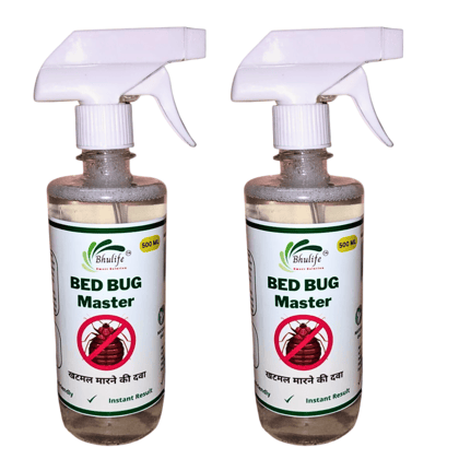 Powerfull Natural Organic Bedbug Killer Spray|Khatmal Marne Ki Dawai|Khatmal Maar 500MLx2