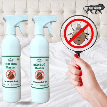 Bhulife Organic Bedbug Killer Spray 500MLX2 | Bedbug Spray| Khatmal Marne Ki Dawa