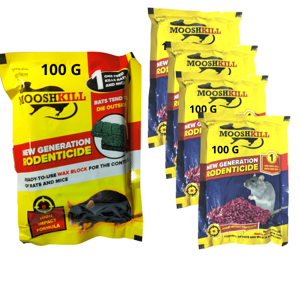 Rat Killer Granules & Cake | Ready to use bait for the control of Rats | Rat Killer