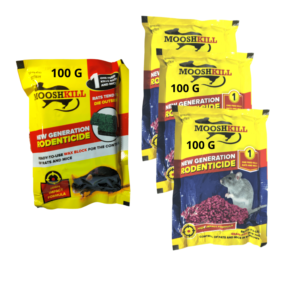 Rat Killer Granules & Cake | Ready to use bait for the control of Rats | Rat Killer