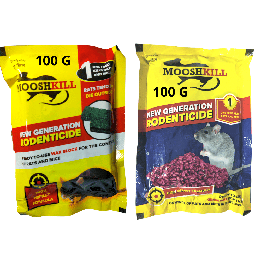 Rat Killer Granules & Cake | Ready to use bait for the control of Rats | Rat Killer