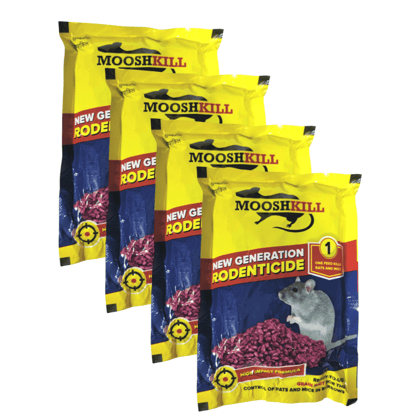 Rat Kill Granules 100g | Ready to use bait for the control of Rats and Mice 100gmX4