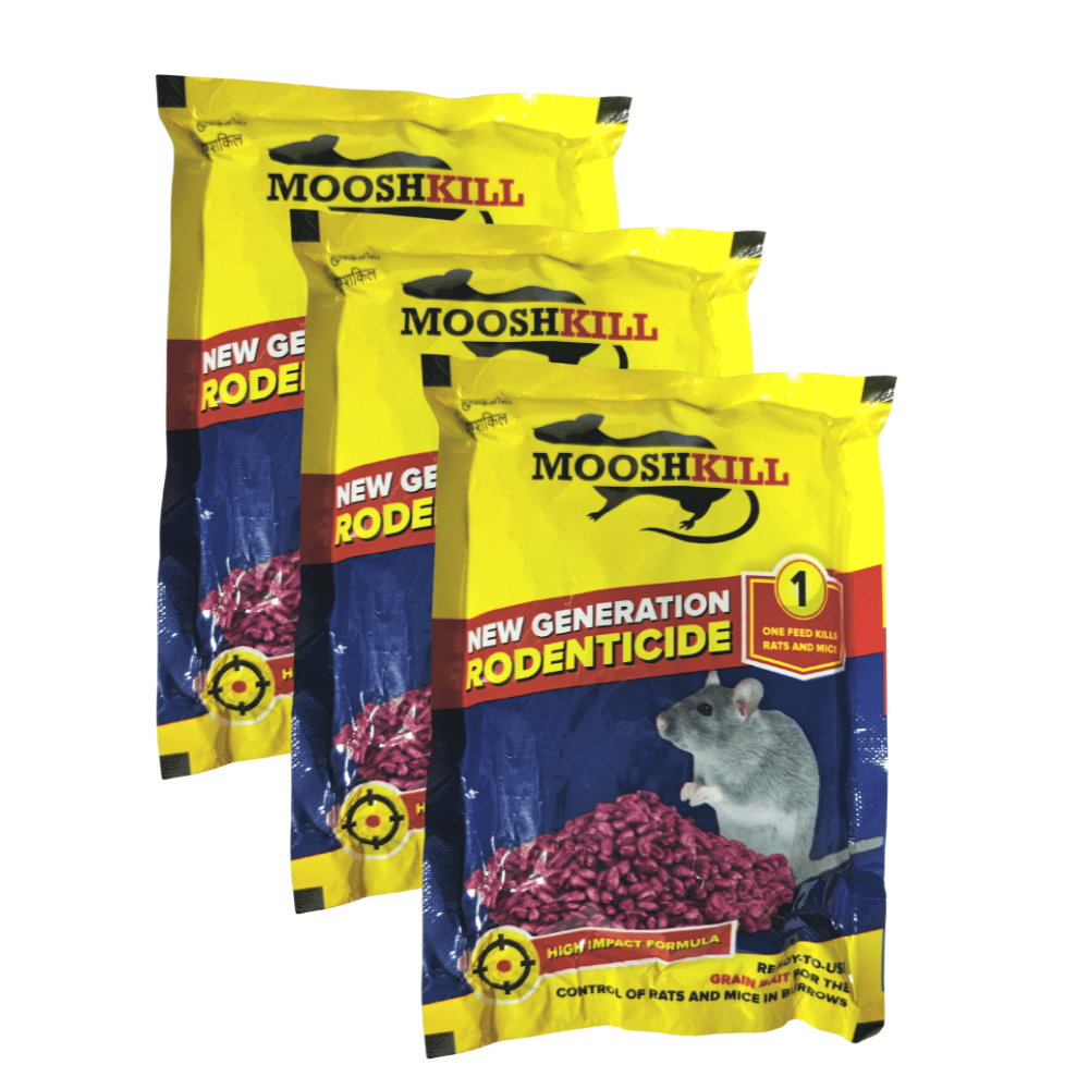 Rat Kill Granules 100g | Ready to use bait for the control of Rats and Mice 100 gmX3