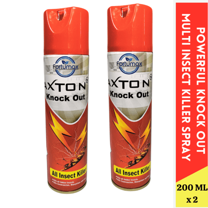 Knock Out Multi Insect Killer Spray | Kills Cockroaches Mosquitoes Spider Flies | Ready to use insecticide spray for household pest control Pack Of 2