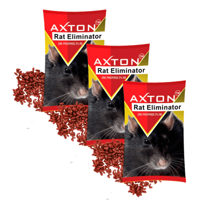 Rat Killer Granules | Rat Eliminator Zinc Phosphide 2% RB | Fast Acting | Reay to Use Bait Pack Of 3