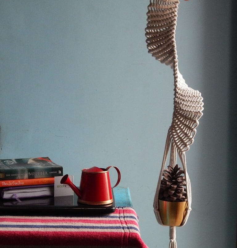 Spiral Macrame Plant Hanger