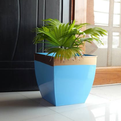 Midland 12” Blue Tapered Planter