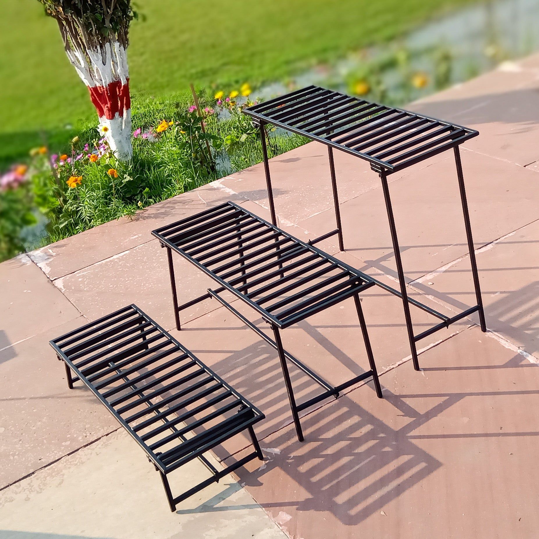 ecofynd Three Tier Metal Stand