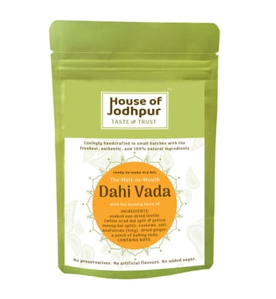 House of Jodhpur Dahi Vada (Ready-to-make dry mix) Best Taste | Healthy |