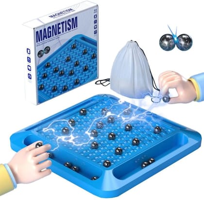 Magnetic Chess Game Set with Punishment Wheel,Develop your child's logical thinking by strategizing and adjusting layouts against opponents.