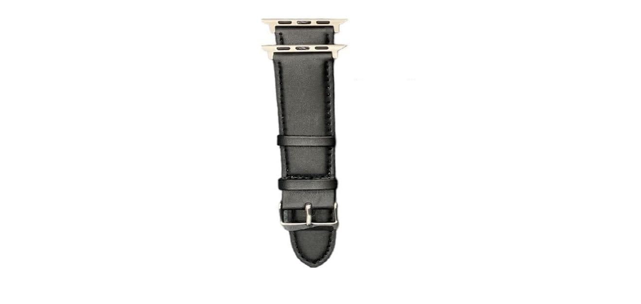 JUSTLY watch band strap (Black, 42mm/44mm/45mm/49mm)