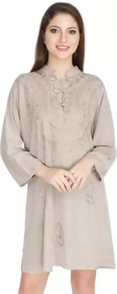 Women's Plus Size Tunic Tops Summer Long Sleeve Round Neck Blouses-Dress Ruffle Flowy Up T Shirts