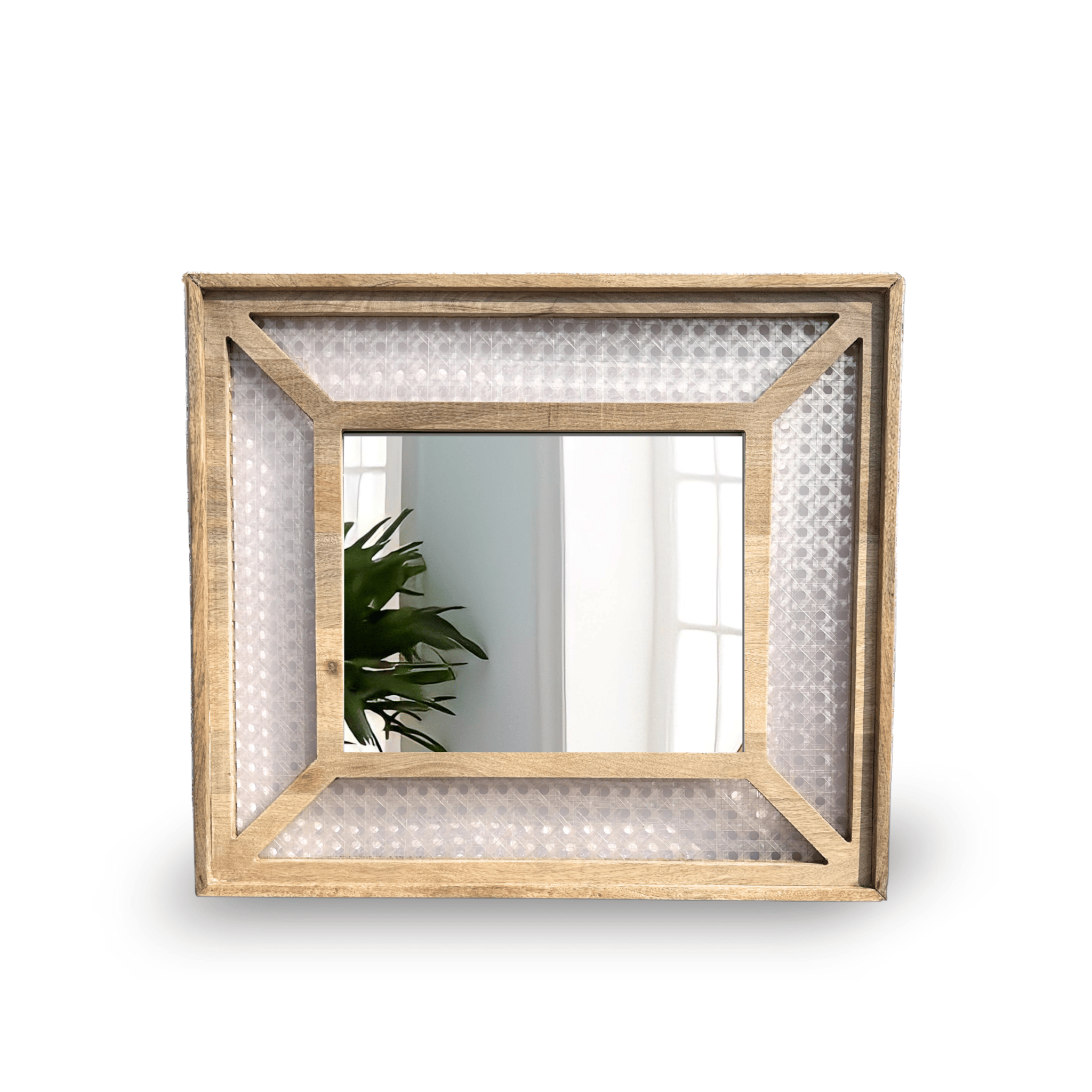 Handwoven Mirror Frame