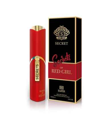 Emper Secrets of red girl, For women - 100ml/3.4 Fl.Oz