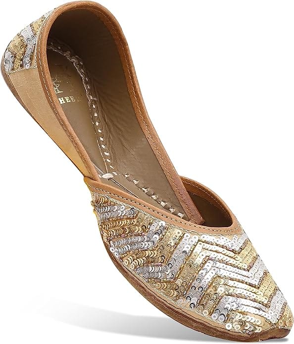 HEER Handcrafted Ethnic Jutti for Women | Stylish & Comfortable Footwear