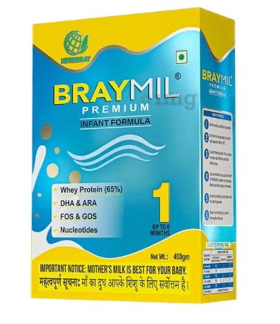 Braymil Premium Infant Formula 1 for Up to 6 Months Powder