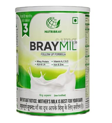 Braymil Follow Up Formula 3 for 12 Months and Above Powder