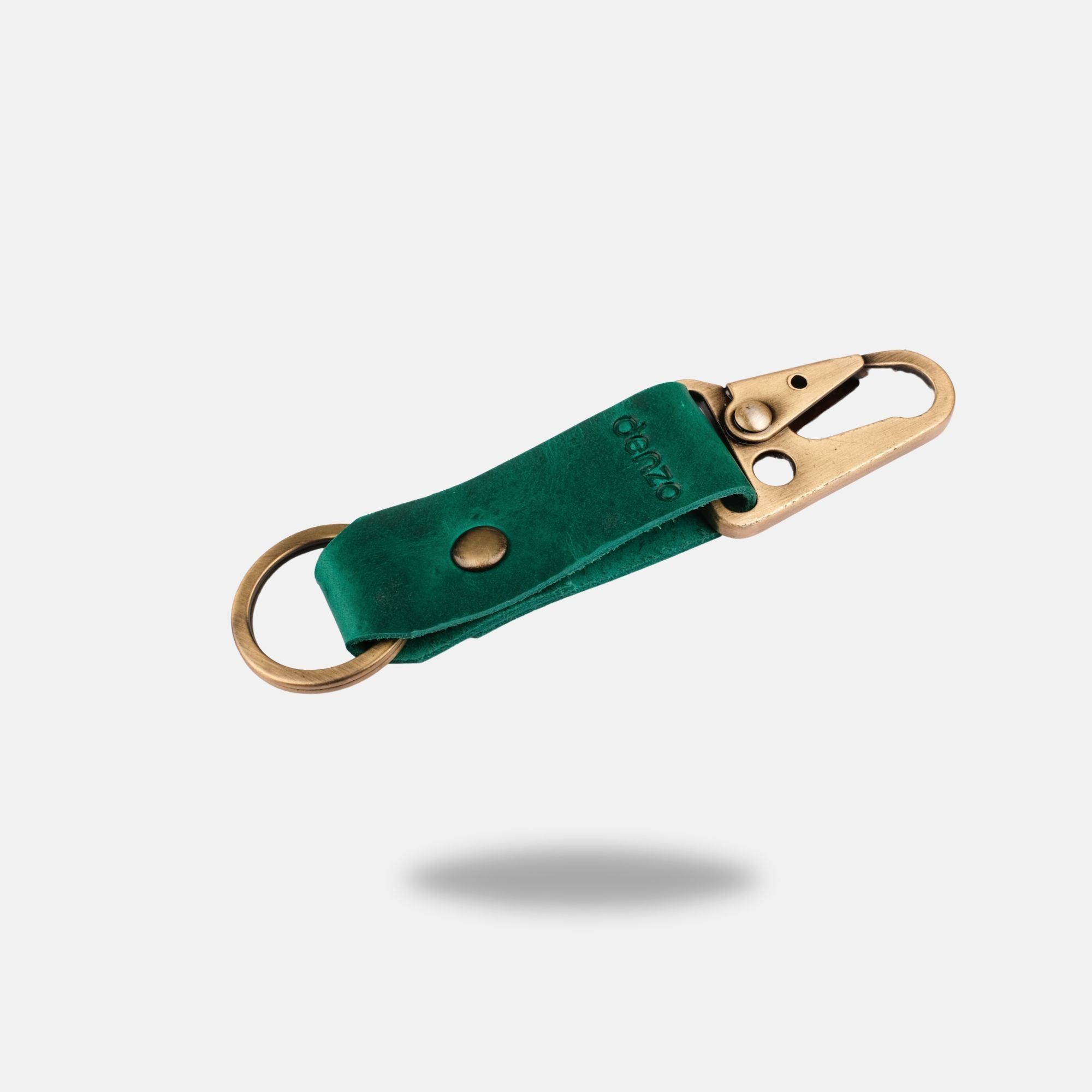 BikeBolt Leather Key Chain - Green