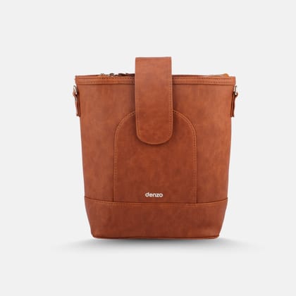 Classic Chic Sling Bag Tan