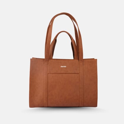 Lady Leader   Tote Bag Tan