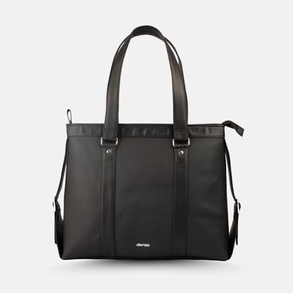 LadyBoss Black Office Tote Bag