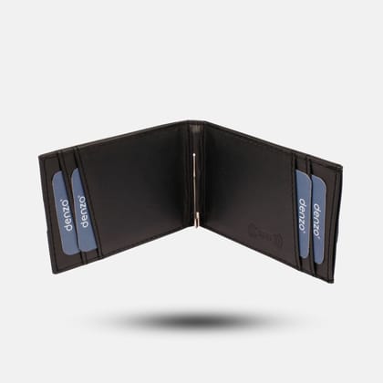 Minimalist Money Clip Cardholder Black